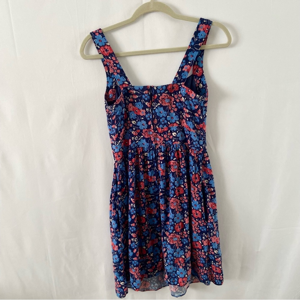 Vintage Y2K floral skater sweetheart dress mini - Picture 5 of 6